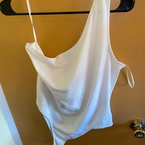 SHEIN Curve One-Shoulder Bodysuit